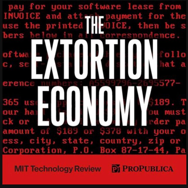 The Extortion Economy podcast art
